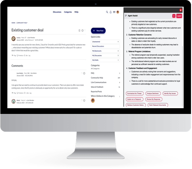 Generative AI Agent Assist for Telecom Generative AI Agent Assist for Telecom